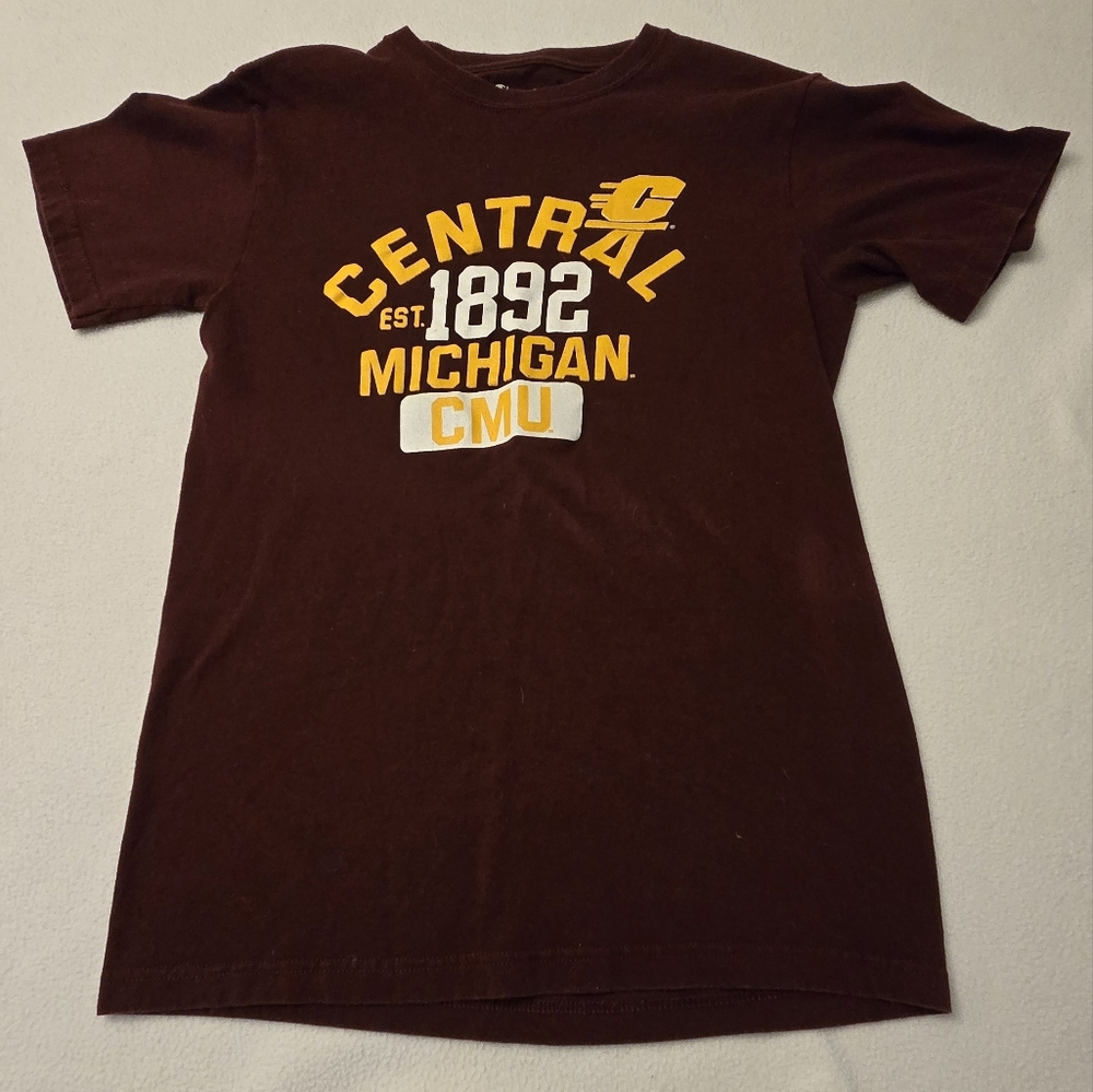 Champion Maroon Central Michigan Tee. S